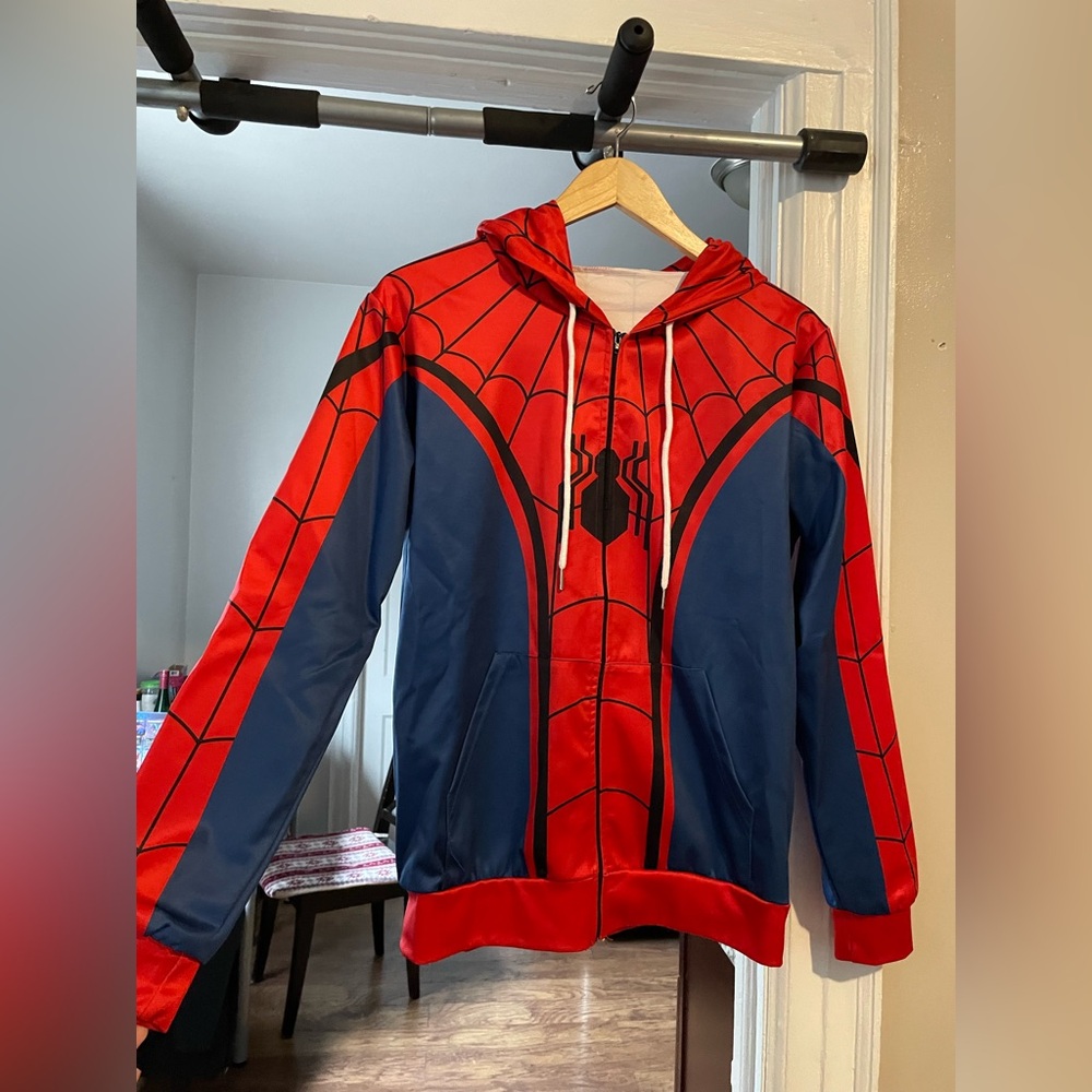 Red and Blue Spider Hoodie